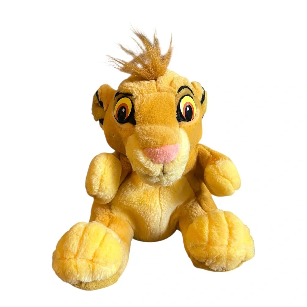Vintage Applause BABY SIMBA HAND PUPPET Disney Lion King 8” Cub Plush